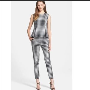 DVF Gingham Shell